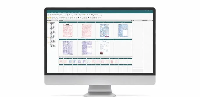 Capture Pro Software on a monitor